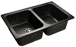 Granfest Мойка кухонная Standart GF-S780K Черный – фотография-1